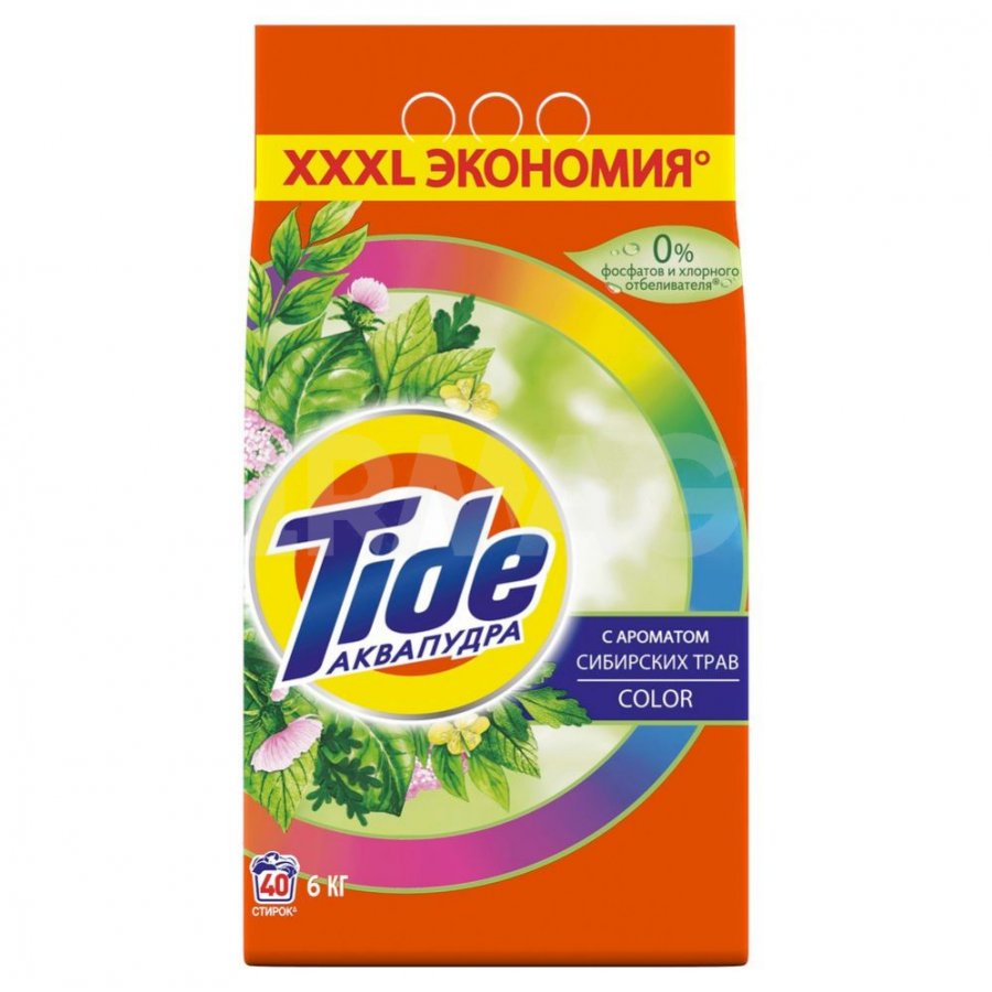 Стиральный порошок Tide Автомат д/цветного Color, 6кг