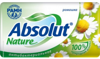 Мыло антибактериальное Absolut 90г. Nature FitoGuard ромашка