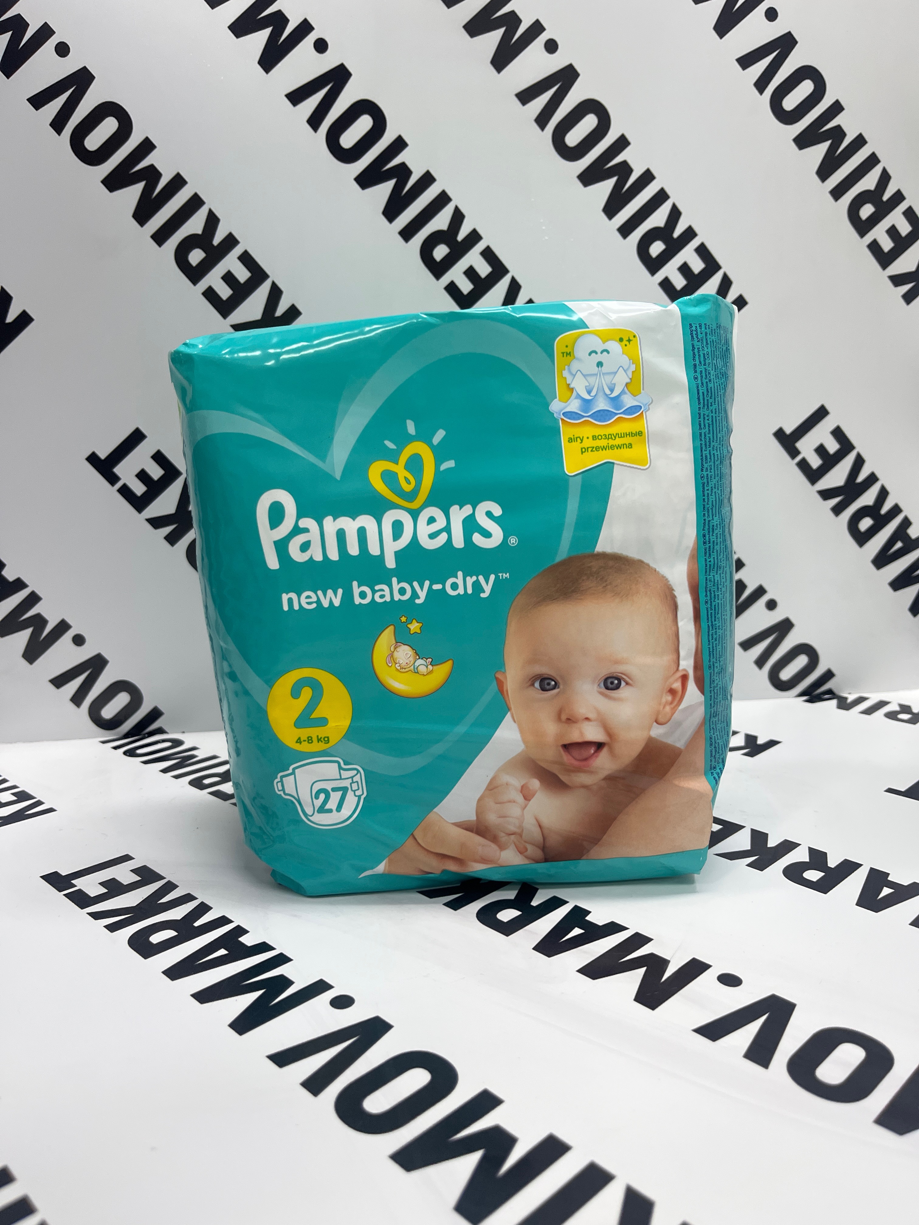 Подгузники детские Pampers Active Baby-Dry 2 4-8кг. 27шт