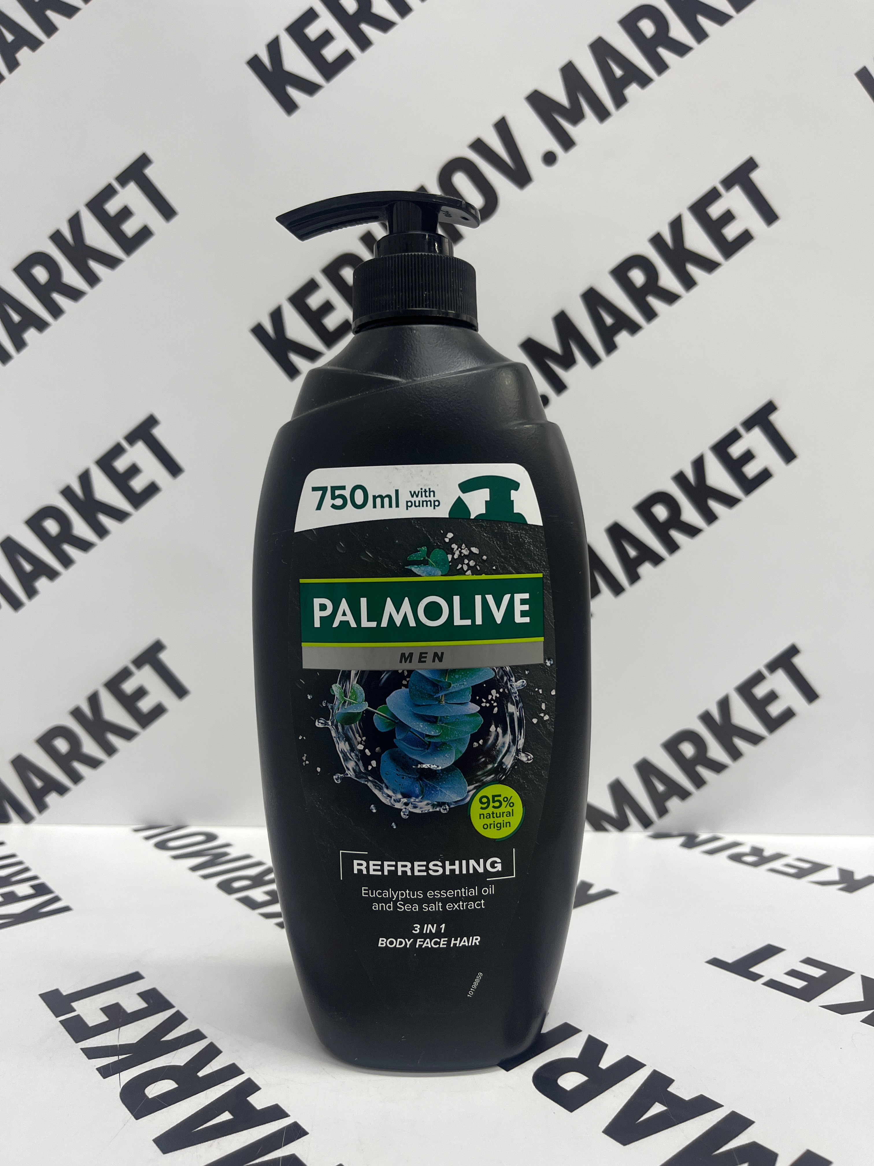 Освежающий Северный океан мужской гель для душа Palmolive 3 в 1 для тела, лица и волос, 750 мл