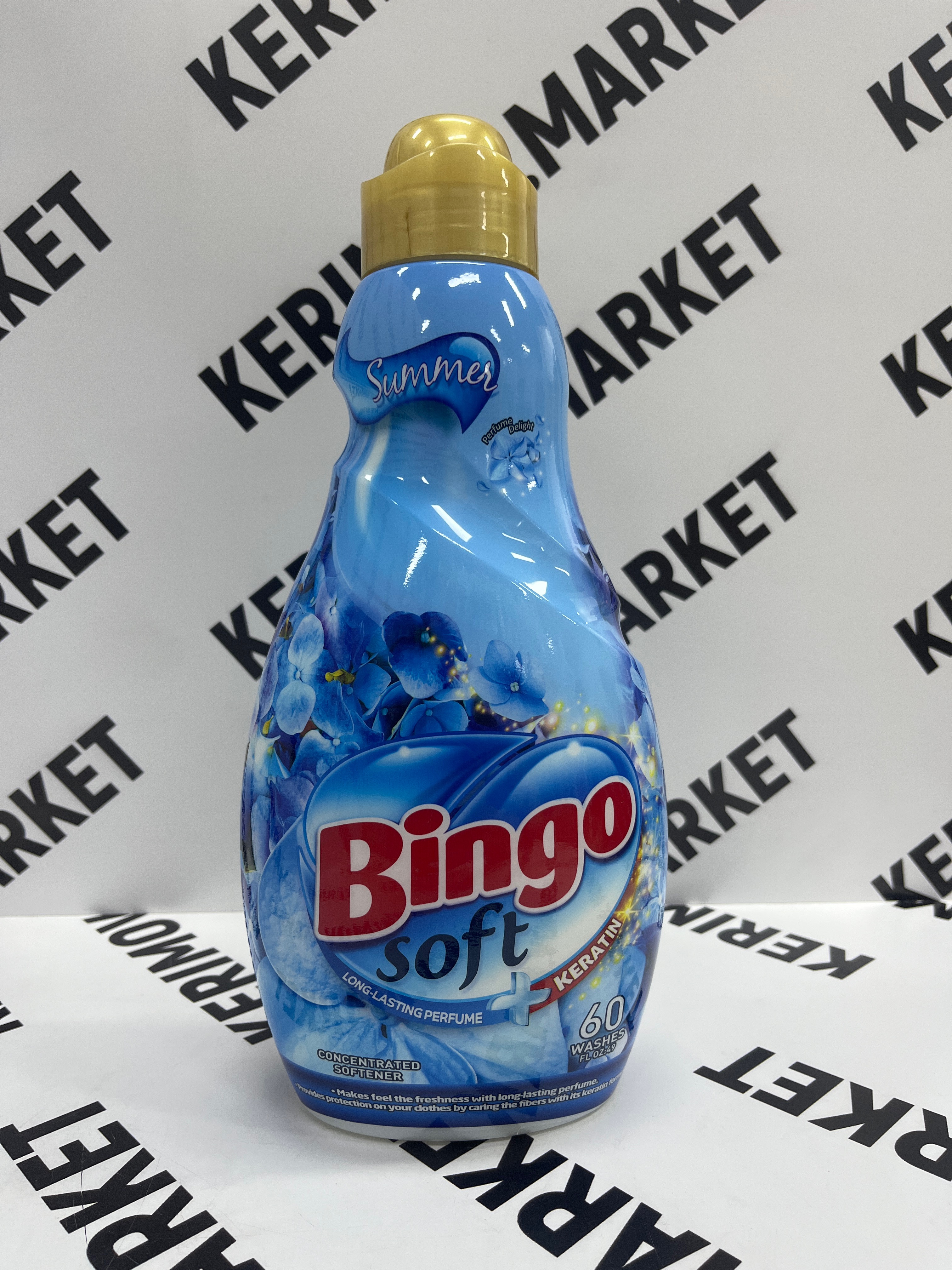 Кондиционер для белья Bingo "SUMMER Soft", с кератином, 1440 мл