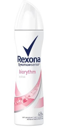 Дезодорант спрей REXONA "Biorythm" 200МЛ