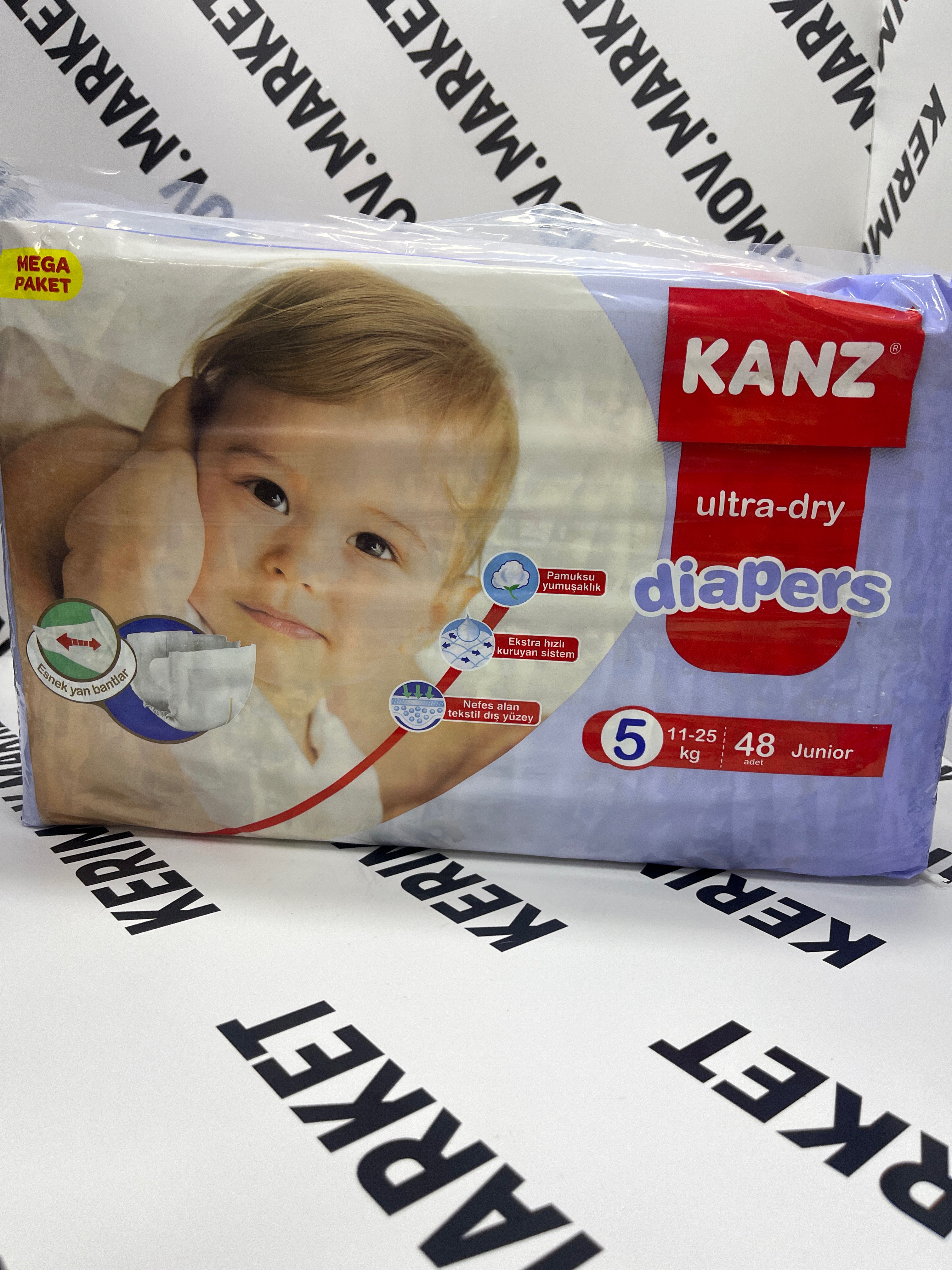 Подгузник KANZ ultra 5, 11-25 кг (48шт)