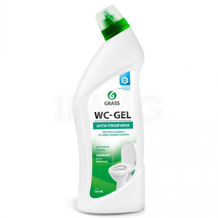 Средство для чистки сантехники Grass WC- Gel (750 мл)