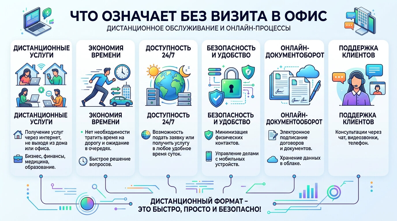 Что Означает &laquo;без Визита В Офис&raquo;