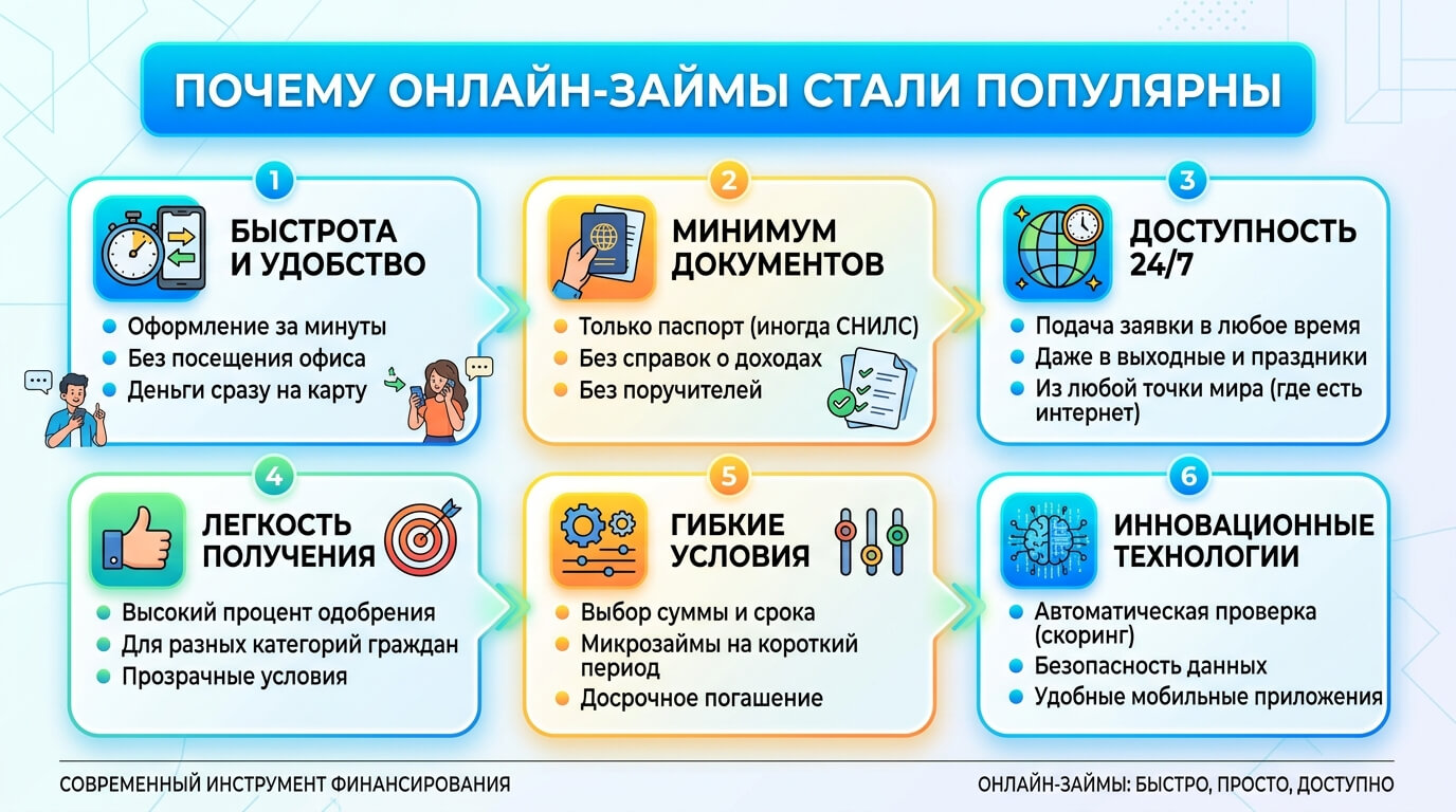 Почему Онлайн Займы Стали Популярны