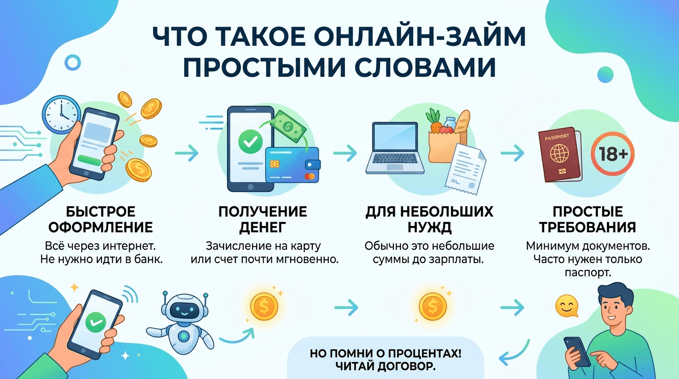 Что Такое Онлайн Займ Простыми Словами