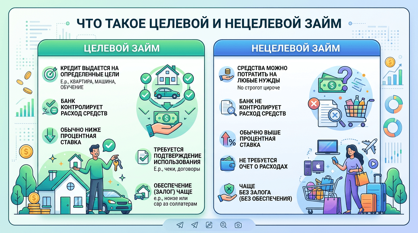Что Такое Целевой И Нецелевой Займ