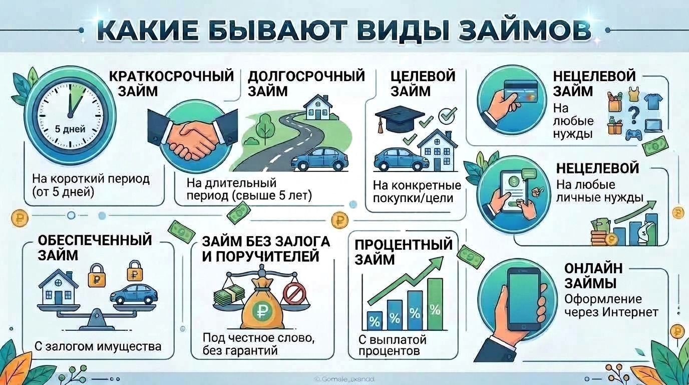 Виды Займов