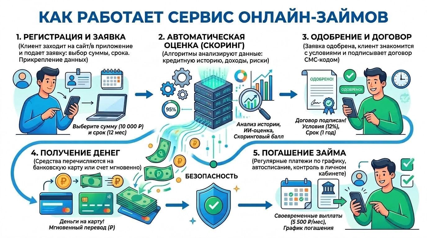 Сервис онлайн займов