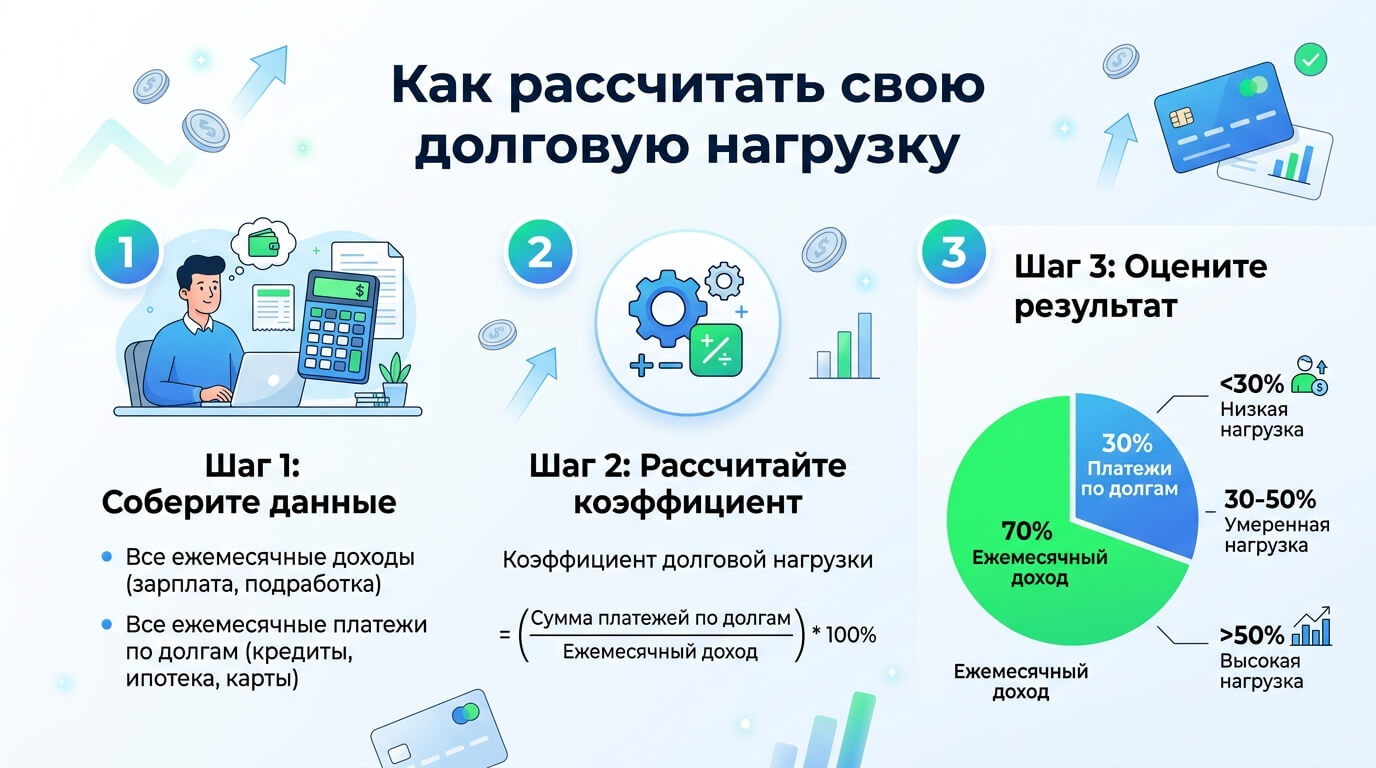 Как Рассчитать Свою Долговую Нагрузку