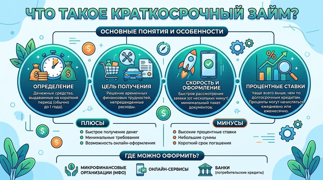 Что Такое Краткосрочный Займ