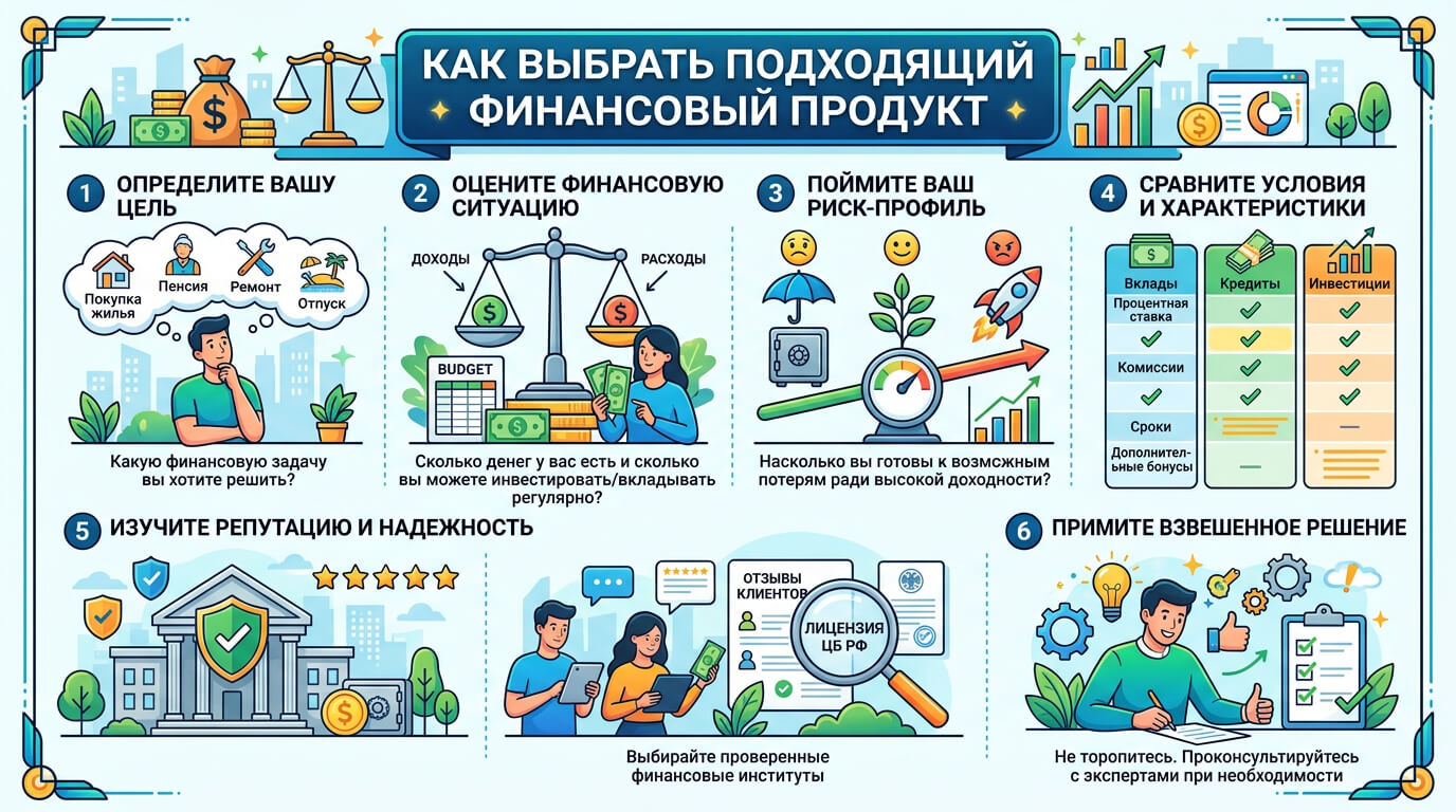 Как Выбрать Подходящий Финансовый Продукт