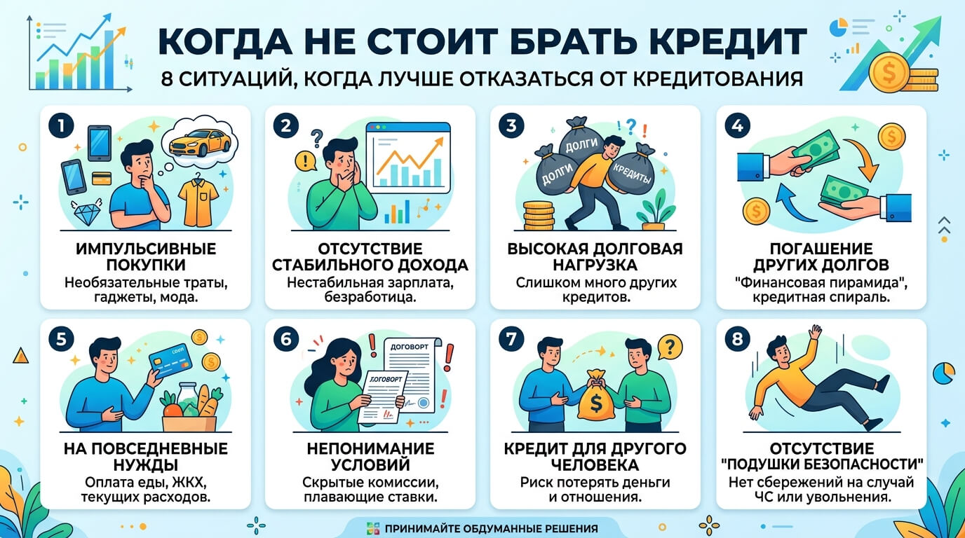 В Каких Случаях Не Стоит Брать Займ