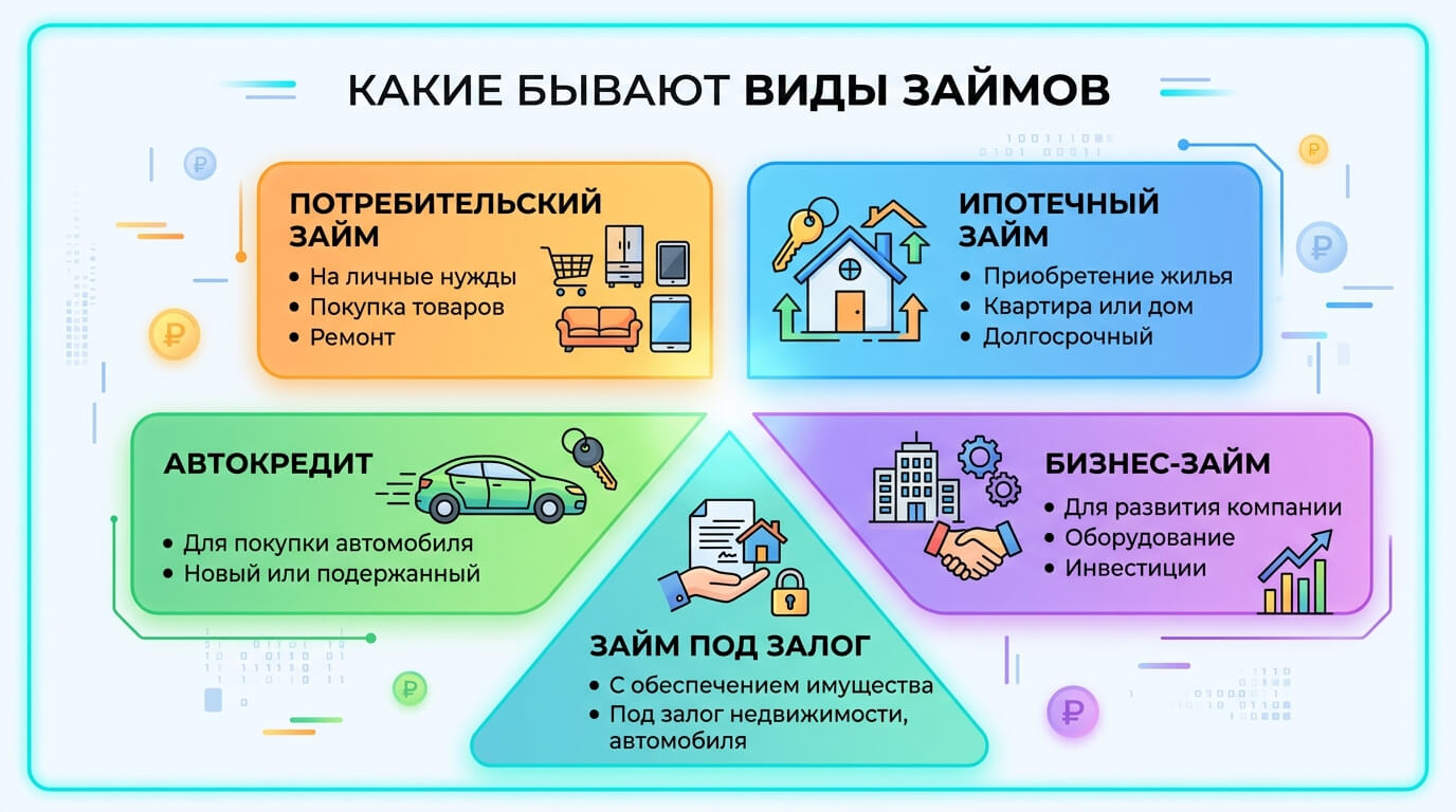 Какие Бывают Виды Займов