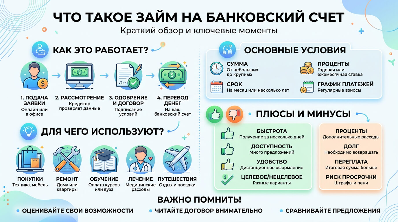 Что Такое Займ На Банковский Счет2