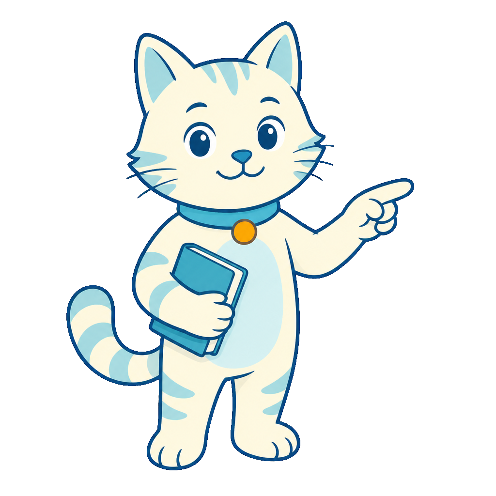 Котик спокойно показывает, что нужно для заявки