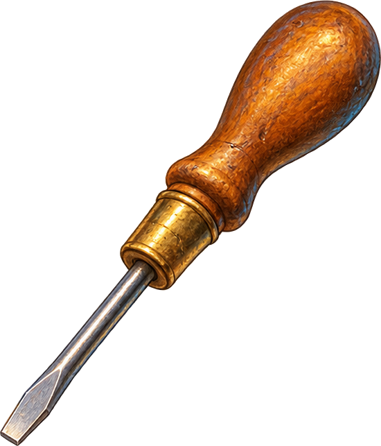 The Tiny Brass Screwdriver