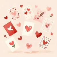 Sevgililər günü kartları