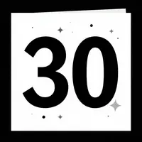 30 ویں سالگرہ کی مبارکباد