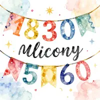 ימי הולדת עגולים