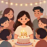 ברכות ליום הולדת 18 לאחיינית