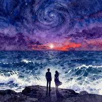 रोमांटिक समुद्री दृश्य