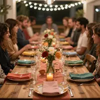 Dinnerparty-Dekoration