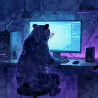 Арт Медведь-Геймер