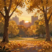 Parc d'Automne Nostalgique