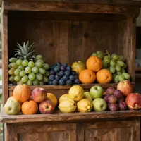 Fruit Stall Scene