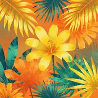 پالت رنگ‌های گرمسیری