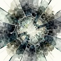 टूटे हुए कांच की कला