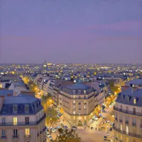 נוף עירוני אימפרסיוניסטי