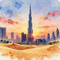 Дубай пейзаждары