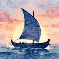 Полинезийское каноэ