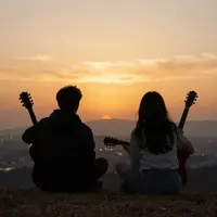 Přátelství při Západu Slunce