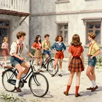 Miejska młodzież lat 70.