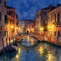 夜のヴェネツィア