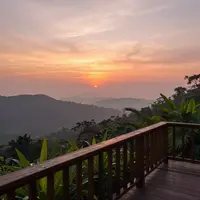 बालकनी से सूर्योदय