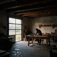 Rustic Garage Workshop