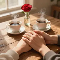 Romantic Coffee Date