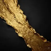 هنر متالیک طلایی