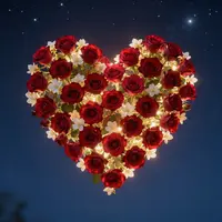 フローラルハートアート