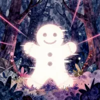 Artă cu omuleț de turtă dulce