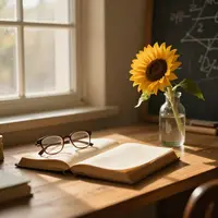 Cantinho de estudo aconchegante