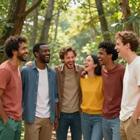 Смеющиеся мужчины