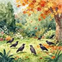 प्रकृति में कौवे