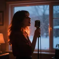 ผู้หญิงร้องเพลง