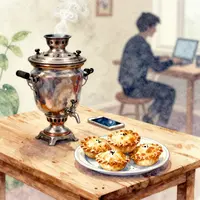 Adegan pedesaan yang nyaman